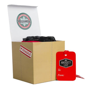 Large lump of coal - "Handle with Care" packaging available at http://www.thenaughtylist.com
