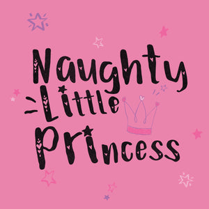 Naughty Little Princess - Youth Fleece Hoodie - Candy Pink - Example 2 - http://thenaughtylist.com