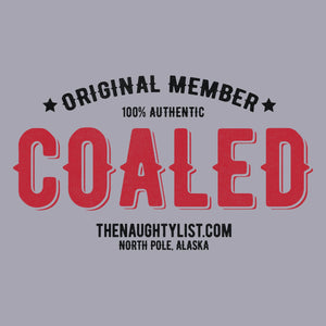 "Original Member" Coaled Adult Hooded Fleece Pullover