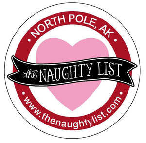 The Naughty List Valentine's Sticker - The Naughty List